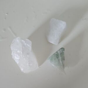 Set of Three Raw Crystals